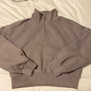 abercrombie and fitch soft A&F essential sunday mini half zip sweatshirt